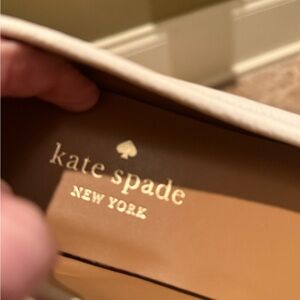 Kate Spade Bernice leather loafer NWOT white/ivory